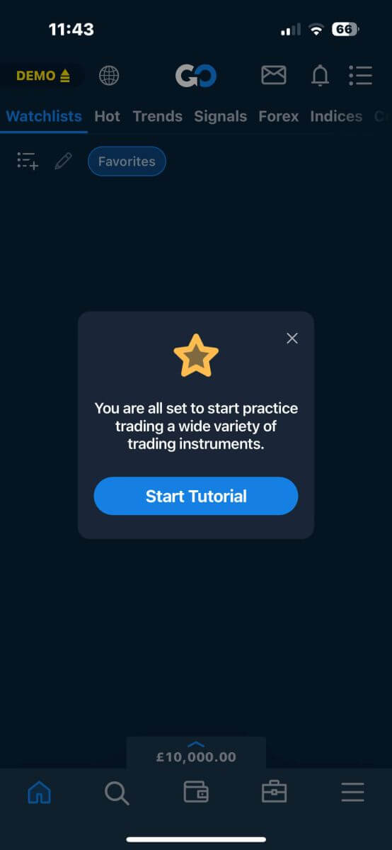 Come aprire un conto demo su AvaTrade