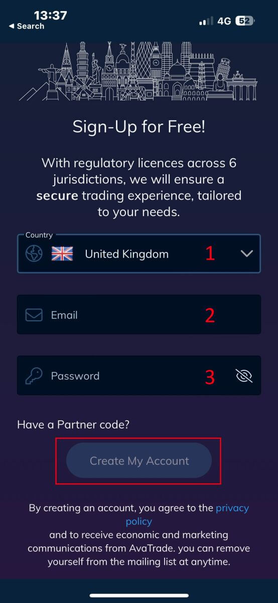 So registrieren Sie ein Konto bei AvaTrade So registrieren Sie ein Konto bei AvaTrade