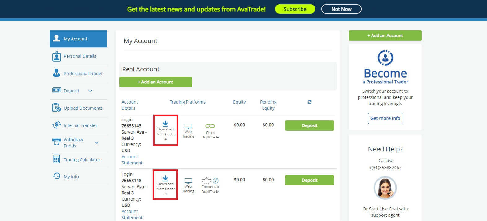 How to Register and Login Account on AvaTrade